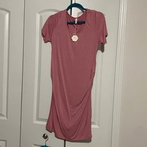 Maternity, form fitting dress
